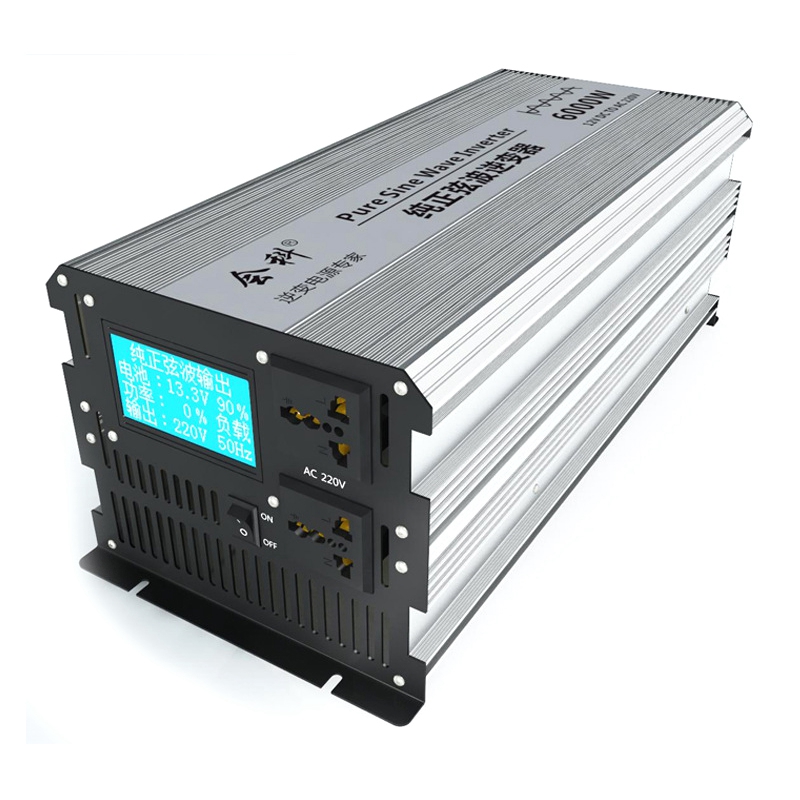 Electrical Equipment HK-3000P 6000W Pure Sine Wave Power Inverter DC 12V 24V 48V 60V 72V to AC 110V / 220V Inverters Converters