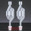 Brewing Fermentation Airlock Solid Silicone S-type Bubble Airlock Stopper Fermentation Exhaust Valve For Beer Wine