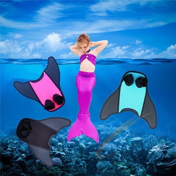 Adult/Child Fins Foot Fins Swimming Fins Mermaid Tail Diving Flippers Submersible Snorkeling Flexible Comfort Pool Portable