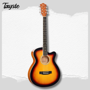 Acoustic 40 inch wood guitar beginners