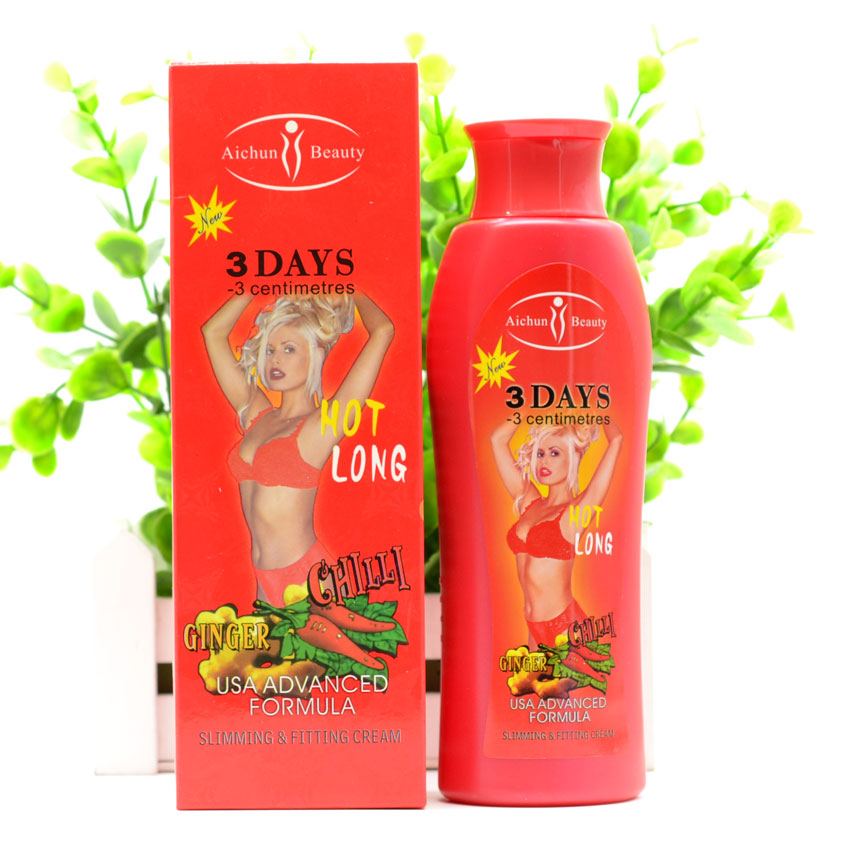Anti cellulite 3 Days slimming cream chili and ginger stubborn fat burn potent lose weight burning fat cream lift firming oil