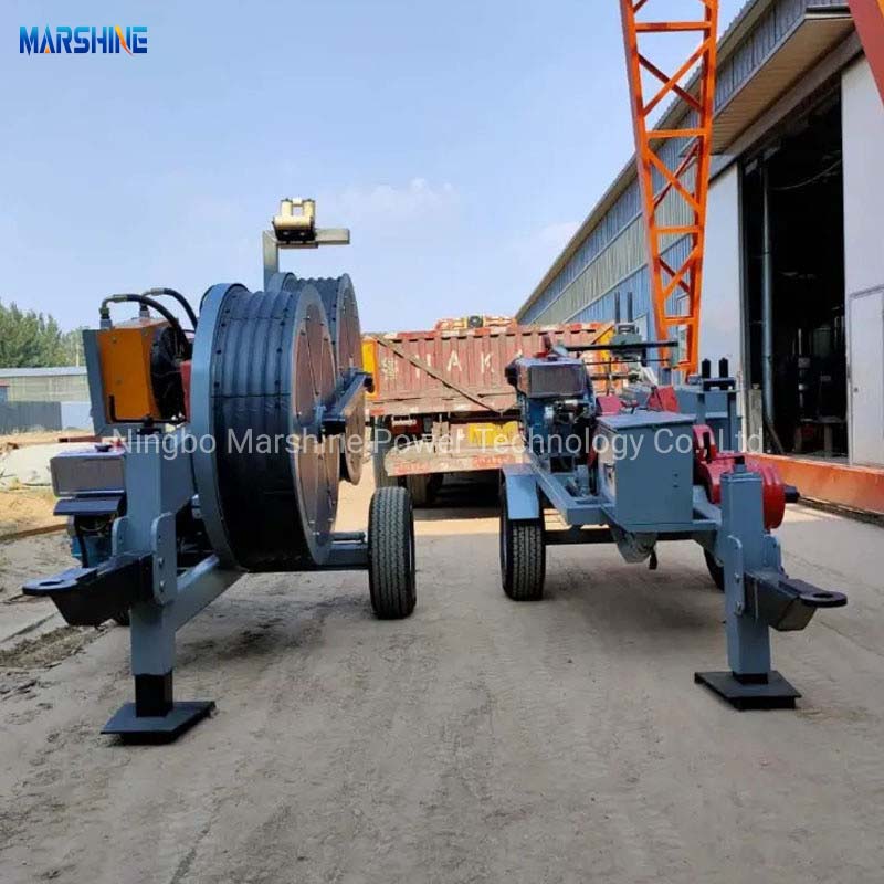 Double Drum Hydraulic Cable Pulling Tensioner-6