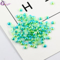 ABS Resin 3mm-6mm Pearl material Semicircle flatback loose beads beauty pearl beads DIY accessories