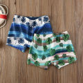 New 2020 summer toddler kid baby boy floral swim trunks beach pants shorts