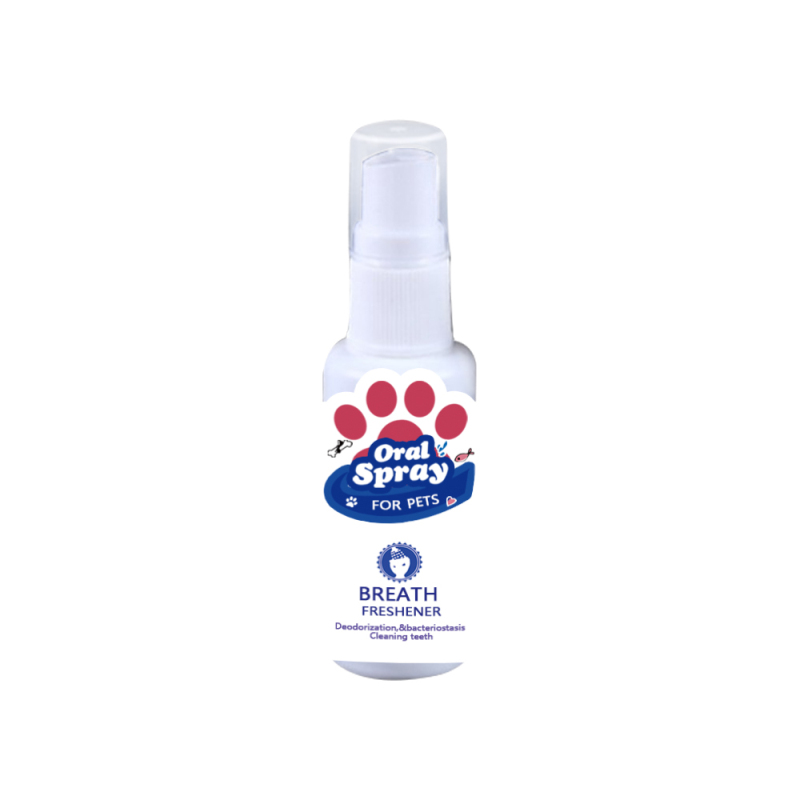 30ml Pet Breath Freshener Spray Dog Teeth Cleaner Dog Cat Oral Healthy Care Pet Dog Supplies Stain Odor Removers Cleaning TSLM2