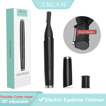 ANLAN Multifunctional Electric Eyebrow Trimmer Painless Mini Eye Brow Shaver Women Epilator Portable Razors Facial Hair Remover