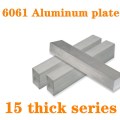1pc 6061 Aluminum Flat Bar Plate Sheet 15mm ThickSeries with Wear Resistance For Machinery Parts