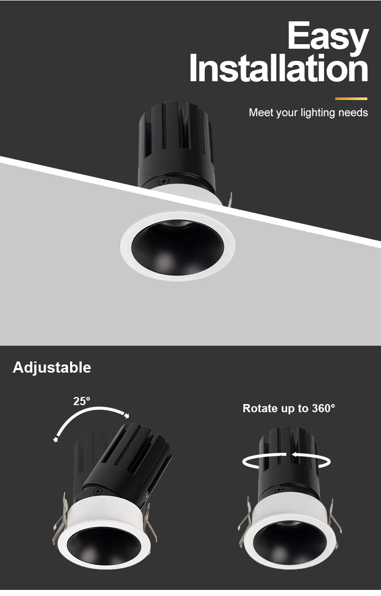Adjustable led downlight