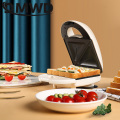 DMWD 220V Electric Sandwich Maker Waffle Maker Mini Toaster Baking Multifunction Breakfast Machine Cake Sandwichera Machine EU