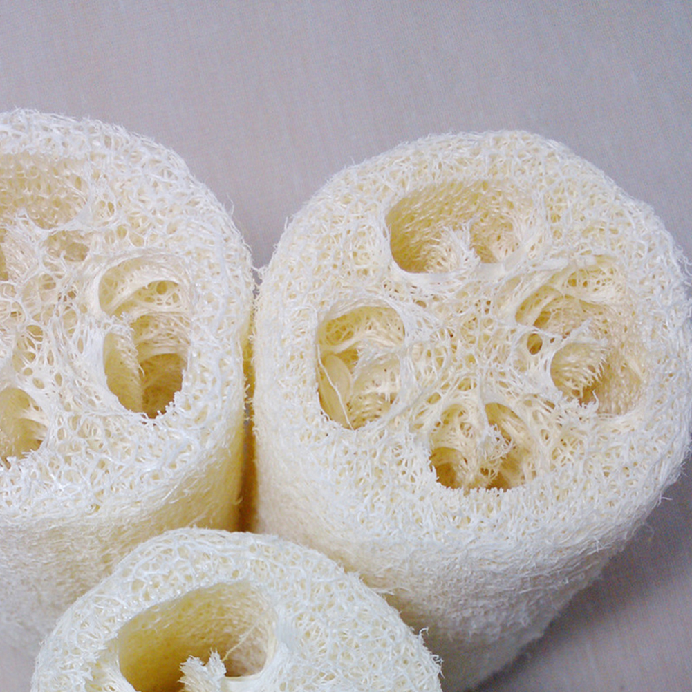 1 Pc New Natural Loofah body scrub Gourd Sponge Bath Rub Dishes Cleaning Exfoliating cream psoriasis Scrubber Tool 10cm