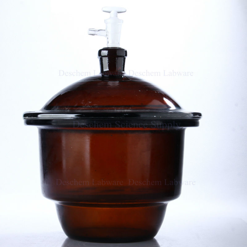 120mm,Amber Brown Glass Vacuum Desiccator Jar,12CM,Dessicator,With Stopcok