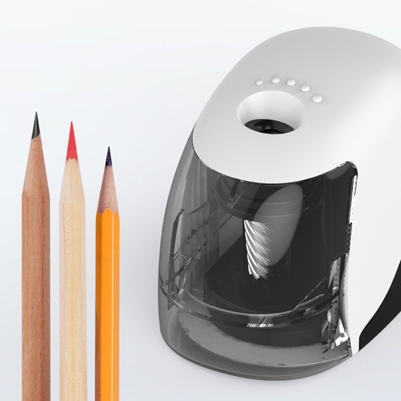USB Electric Pencil Sharpener Simple Business Style Automatic Sharpeners Desktop School Office Supplies
