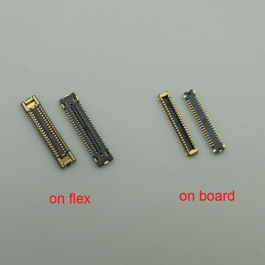 10pcs LCD FPC Screen Display Connector For samsung galaxy A30 A305 A40 A405 A50 A505 A50S A507 On Flex on mother board 40pin