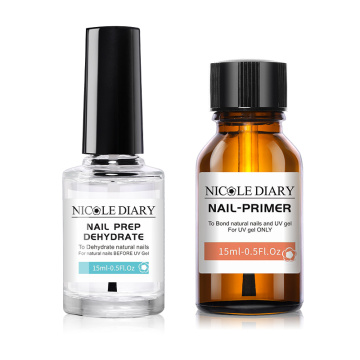 NICOLE DIAYR Nail-Primer Nail Prepdehydrate for UV Gel Matt Top Base Coat UV Gel Nail Polish Long Lasting Gel varnish Varnish