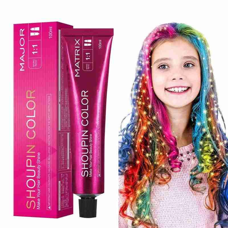 Ammonia-free Hair Dye Mermaid Hair Coloring Shampoo Mild Shiping Drop Hair Hairs Shampoo Safe For All Dyeing X5E8