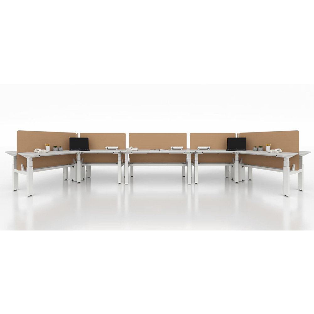 back to back electric standing desk