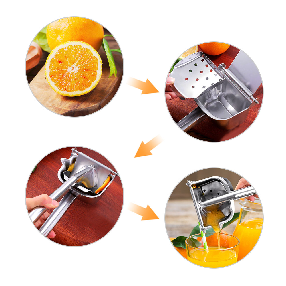 1PC Handheld Fruit Juicer Lemon Tangerine Clip Durable Manual Kitchen Household Portable Machine Squeezes Juicer Baby Fruit