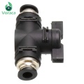 CO2 Generator Fast Joint Valve Hand Flow Control Valve Tube Fish Tank CO2 System Air Tube Rapid Pipe 6mm Aquarium Accessories