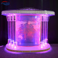 Plexiglass Glass Podium Modern Church Pulpit AKLIKE Commercial  Furniture ACRYLIC Rostrum Acrylic Table Podiums Light