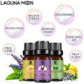 Lagunamoon Lavender 10ML Massage Humidifier Air Fresh Essential Oils Diffuser Tea Tree Cinnamon Eucalyptus Ylang Vanilla Oil