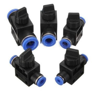 Home Improvement Pneumatic Air 2 Way Quick Fittings Push Connector Tube Hose Plastic 4mm 6mm 8mm 10mm 12mm Pneumatic Parts