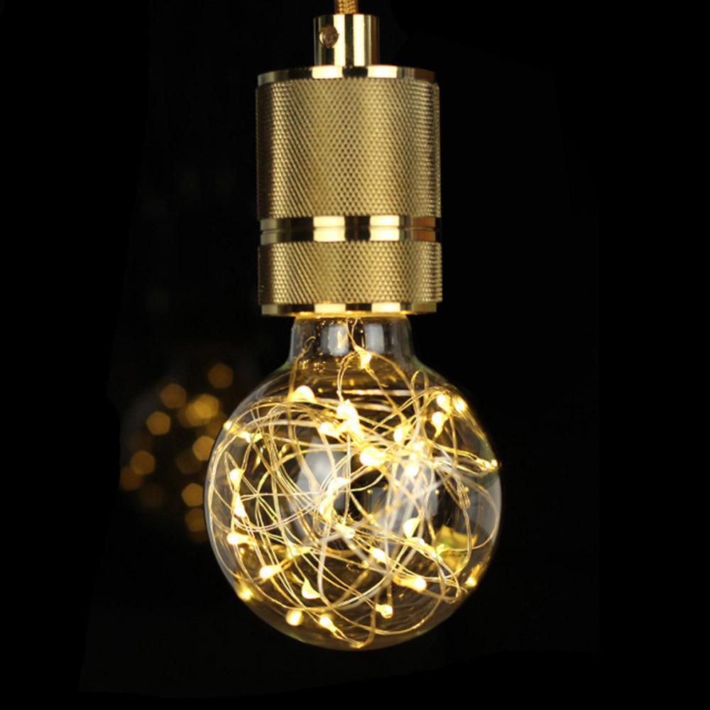 LumiParty G80 Led Bulbs Copper Wire 1.5W Decorative Light Bulb Twikle Star Bulb for Bar AC85-265V