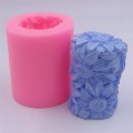 Sunflower Design Silicone Candle Mold Soft Silicone Mold for Art Candle Making
