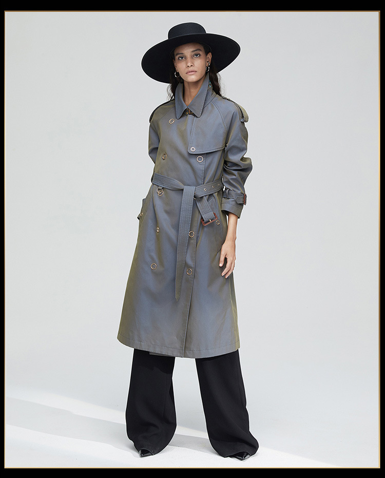 Casual Women Long Trench Coat