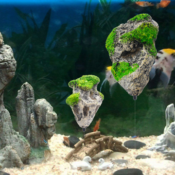 Floating Rock Suspended Artificial Stone Aquarium Decor Fish Tank Decoration Floating Pumice Flying Rock Ornament