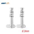 2PCS Stainless Steel 316 Marine Grade 6.3*42mm 1/4 inch Quick Release Pin for Boat Bimini Top Deck Hinge Marine hardware