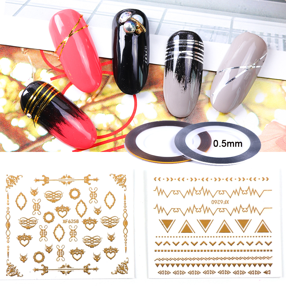 Nail Kit Gel Set UV LED Lamp Dryer With Electric Drill Machine Cat Eye Gel Varnish Nail Gems Line Sticker Manicure SA1581