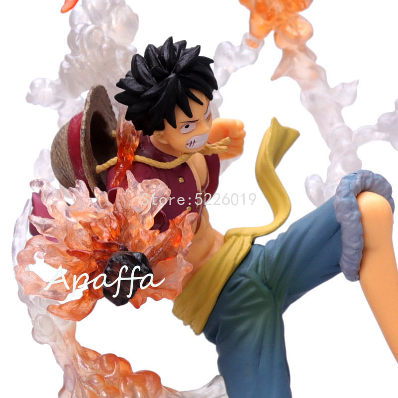 28cm One Piece Anime Figure One Piece Luffy Battle Statue PVC Action Figure GK GEAR FOURTH Luffy Figurine Collectible Model Toys