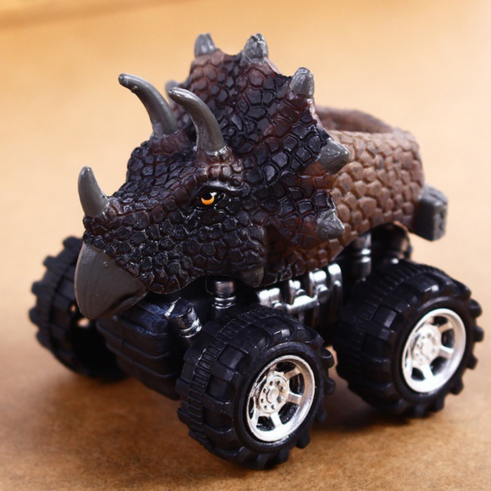 High-quality Children's Day Gift Toy Dinosaur Model Mini Toy Car Back Of The Car Gift Truck Hobby