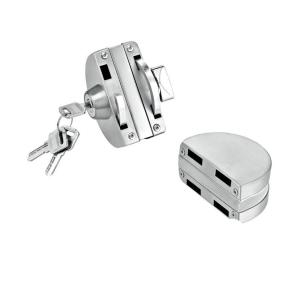 IN-36 Glass to glass door lock-no hole required