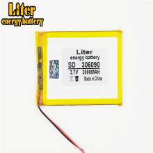 3.7V 306090 high-capacity lithium polymer batteries 286090 3000MAH battery Universal Rechargeable Battery