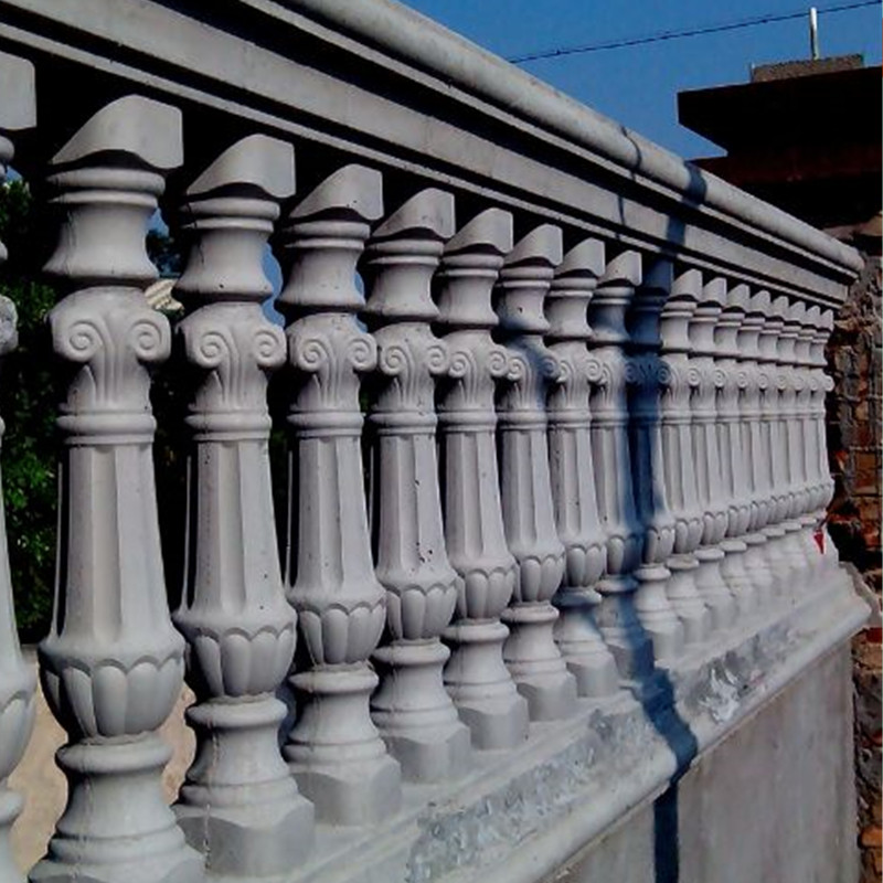 93cm /36.61in Multi Pattern Cast in Place Concrete Balcony Balusterade Mold Ship Horn Square & Round Cucurbit, Octagonal & Lotos