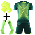 Soccer shirts and shorts set for Men kids football uniforms Custom Boys and girls Soccer Clothes Sets with socks and shin guard