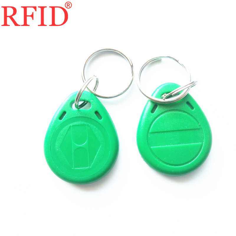 ID 125KHZ EM4305 Rewritable Writable Keyfobs RFID Key Ring Tag Proximity Token Keychain Access Control Card Many Color Select 10