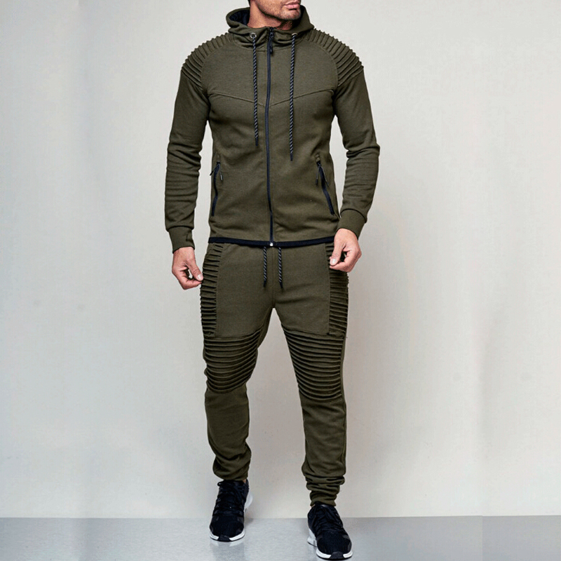 2 Pieces Autumn Running Tracksuit Men Sweatshirt Sports Set Gym Clothes Men Sport Suit Training Suit Sport Wear 2020 Hot