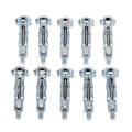 Mayitr 10Pcs Metal M4x 32 Plasterboard Drywall Cavity Wall Anchors Brolly Plug Bolts Wholesale Cavity Anchor Bolts