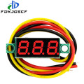 0.28 inch DC 0-100V 3-Wire Mini Gauge voltage meter Voltmeter LED Display Digital Panel Voltmeter Meter Detector Monitor Tools