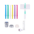 AZDENT 6pcs Nozzles Flexible Oral Irrigator Faucet Water Dental Flosser Water Jet Pick SPA Floss Cleaning Mouth Denture Cleaner