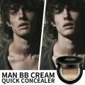 Men Sunscreen Air Cushion BB Cream Concealer Moisturizing Makeup BB Cream Natural Foundation Brightening Whitening X5I5