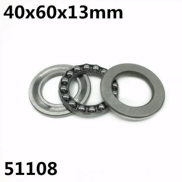 2Pcs 51108 40x60x13 mm Axial Thrust Ball Bearings 8108 High quality