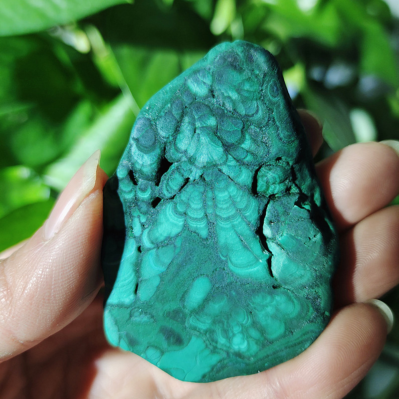 Natural raw ore malachite slice mineral specimen home furnishing specimens Stones and powerful Healing crystals