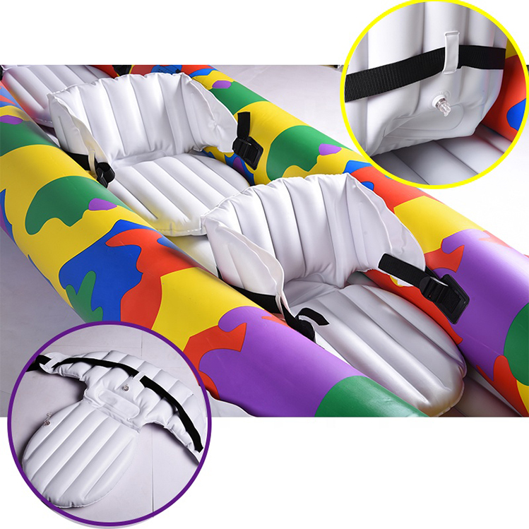 New Arrival Luxury Customized Pvc Inflatable Kayak 3 Person 2