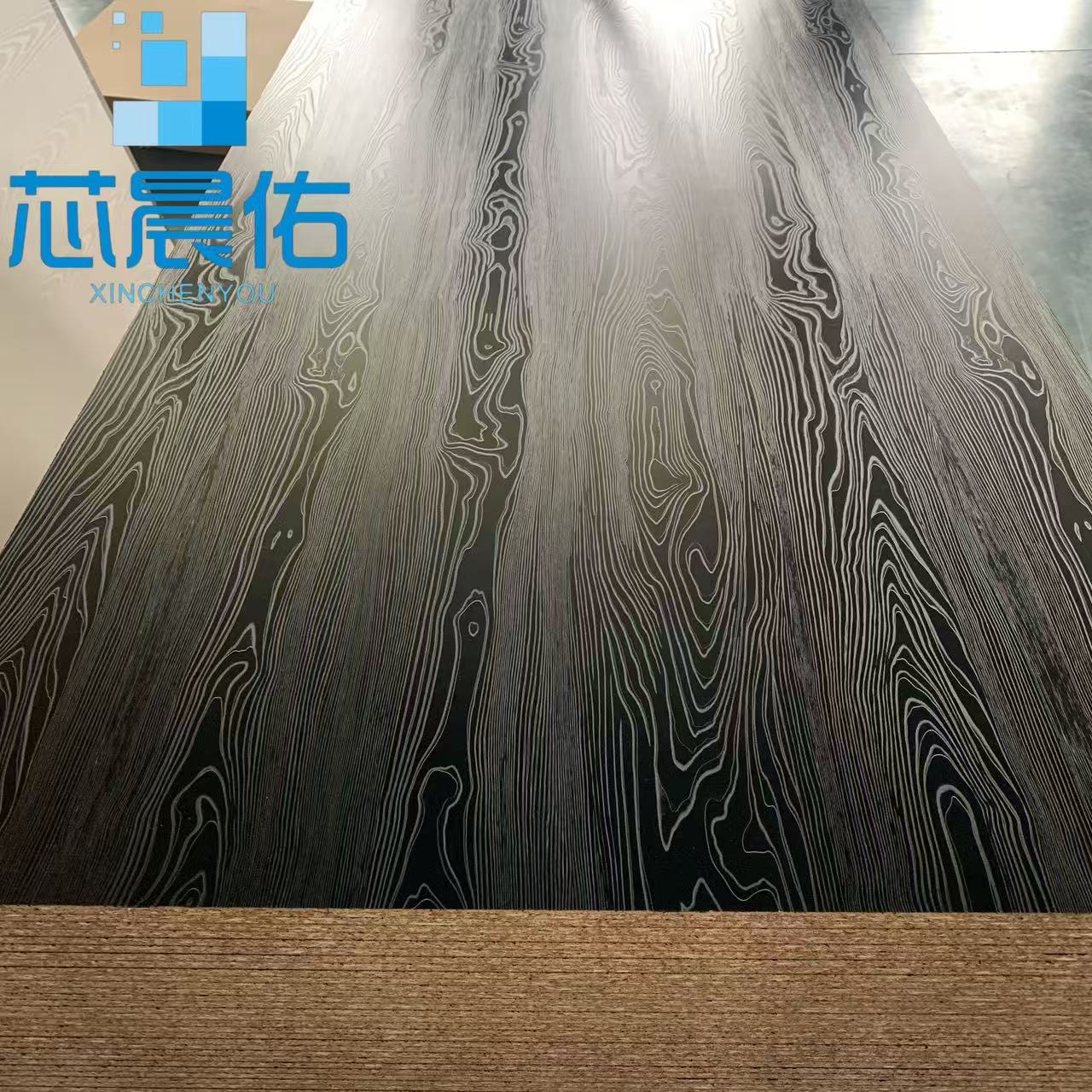 Melamine Particle Board-Black ash