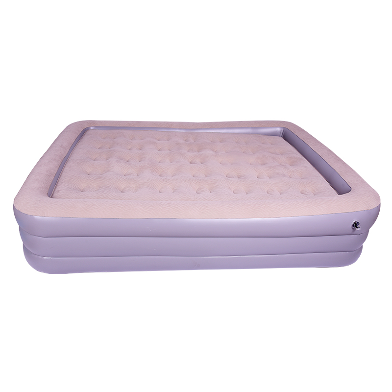Flocking Double Height Inflatable Bed Inflatable Mattress 7