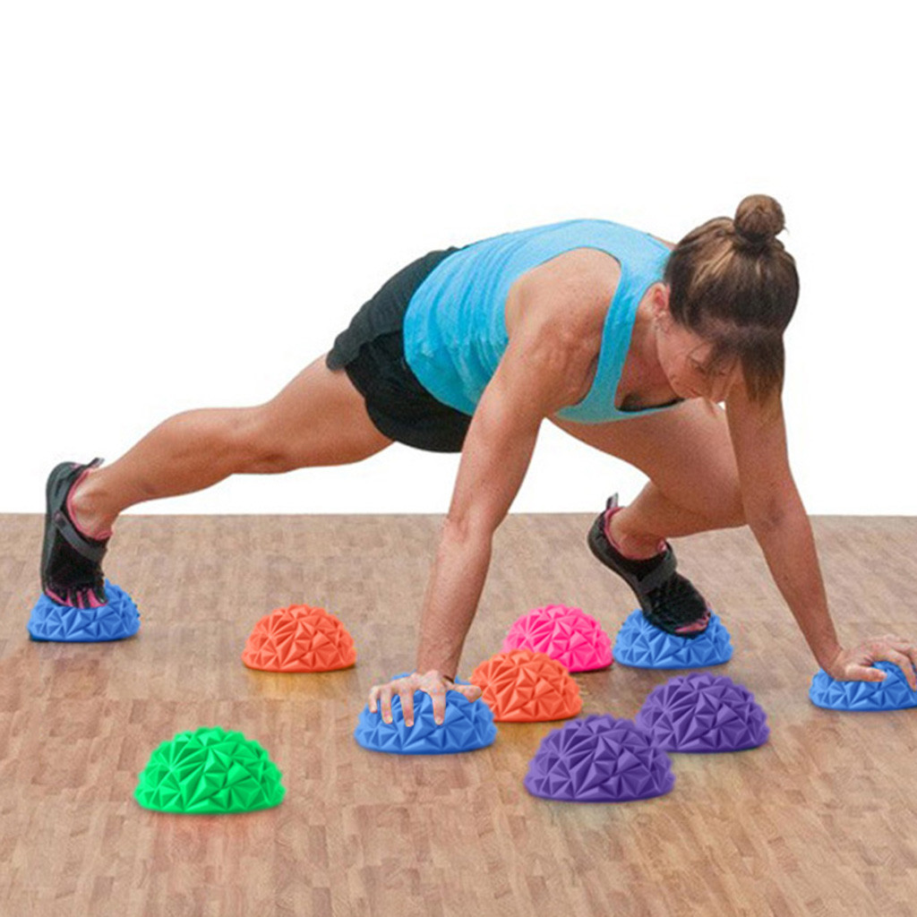 Relax Foot Exercise Balance Fitness Accessories Massager Spiky Massage Ball PVC Foot Trigger Point Stress Relief Yoga Massager