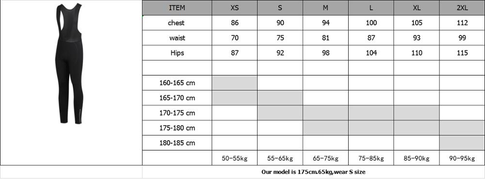 SPEXCEL 2019 winter thermal fleece training cycling tights thermal fleece cycling bib pants cycling bibs for 8-20 degree ride